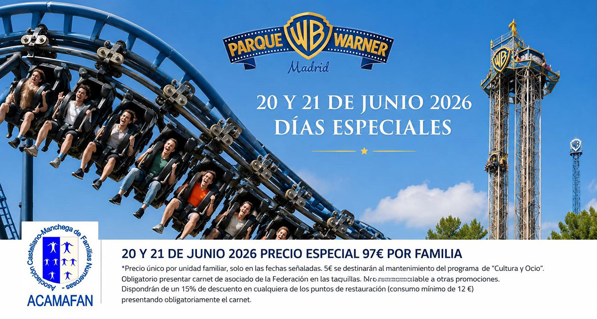 Jornadas familiares en el Parque Warner