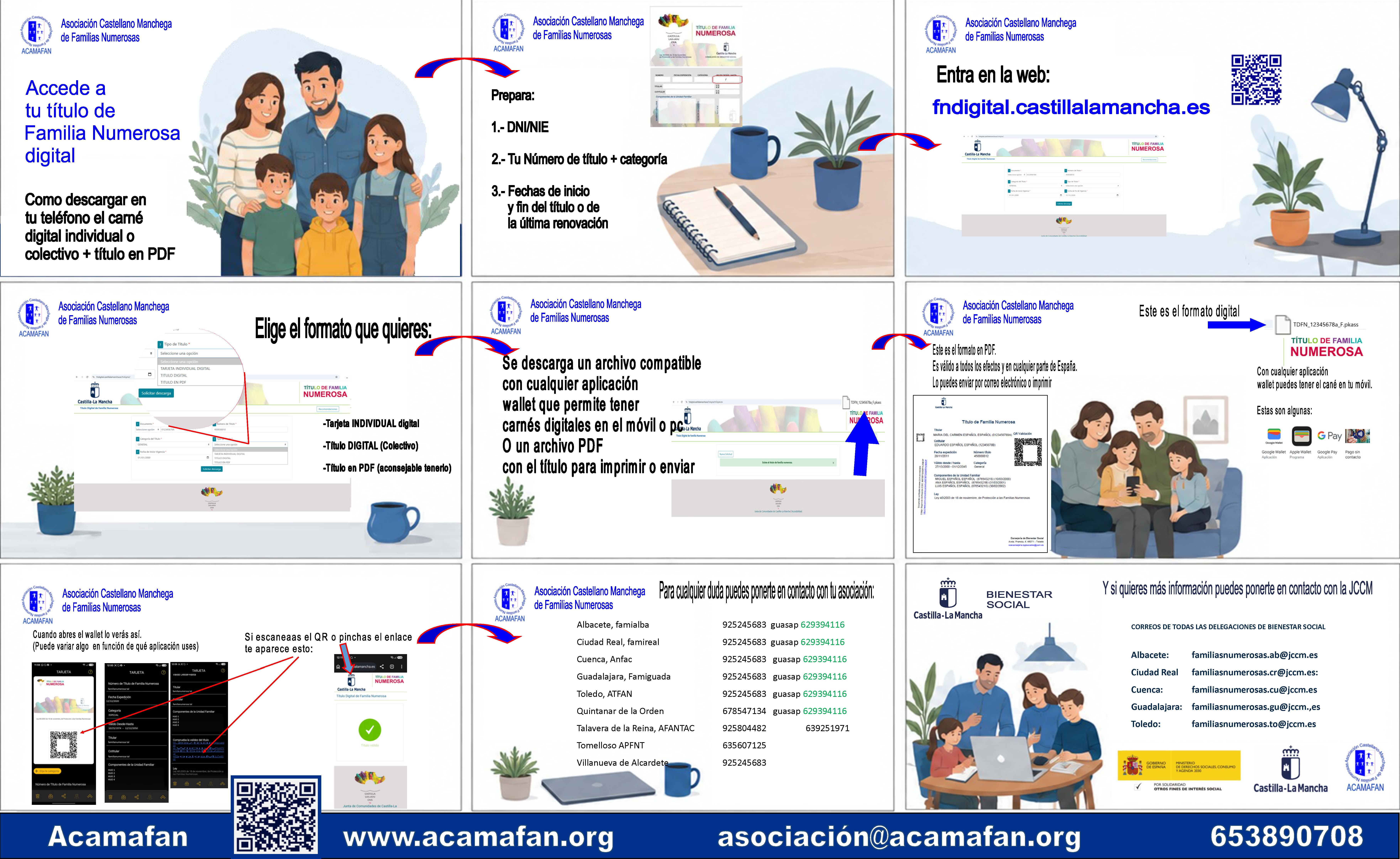 ¿Cómo descargar el título digital de Familias Numerosas?